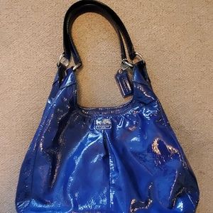Royal blue Coach bag